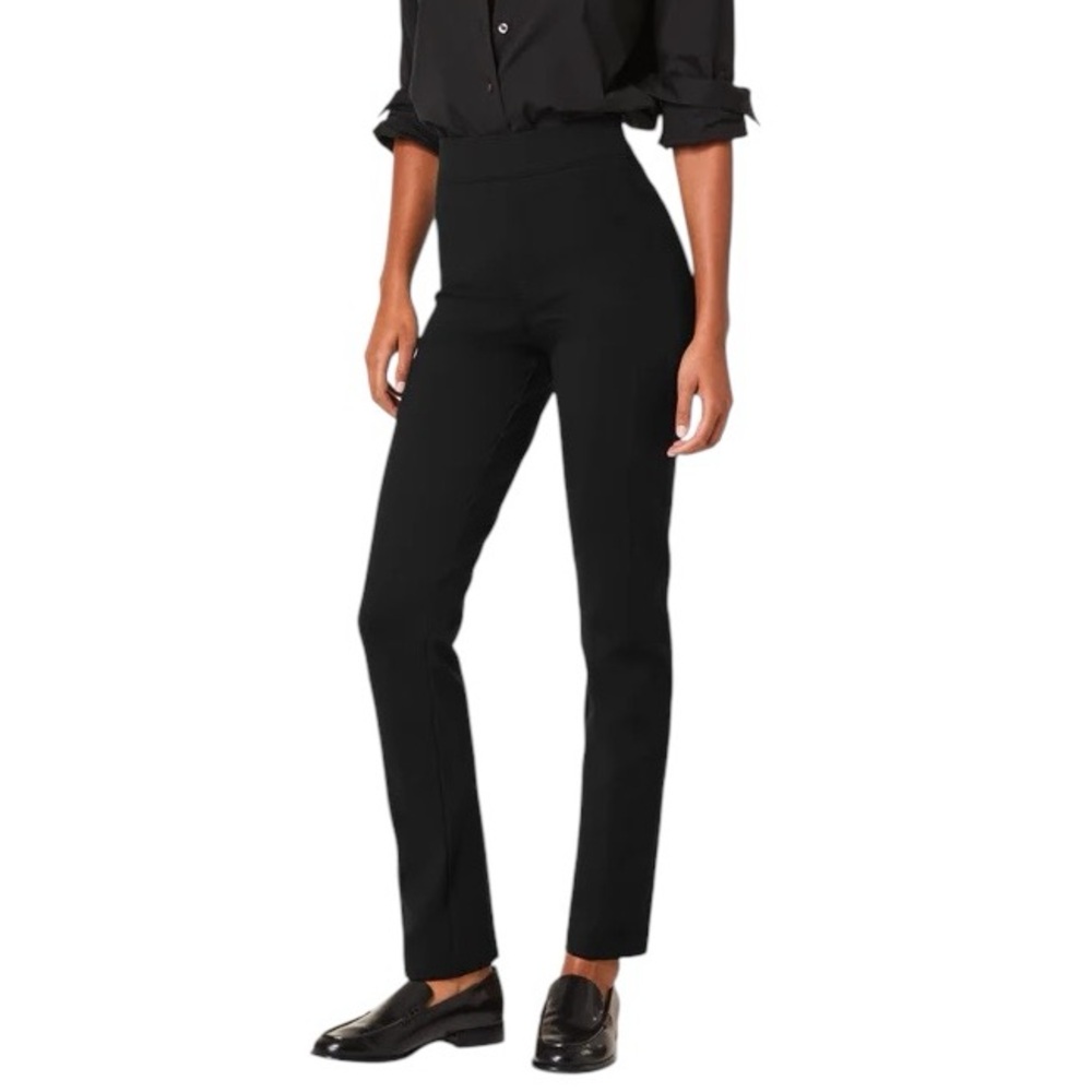 NWT Spanx SPANXsmooth™ PerfectFit Ponte Slim Straight Pant Black Pants — Size M